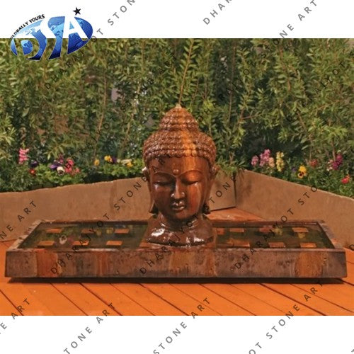 Marble Buddha Statue Water Fountain