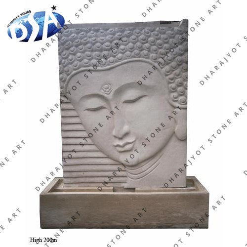 Modern Handmade Marble Stone Buddha Fountain