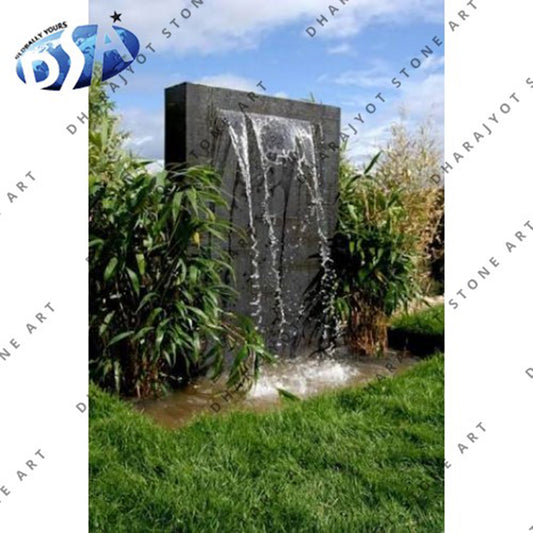 Grey Sandstone Garden Water Fountain