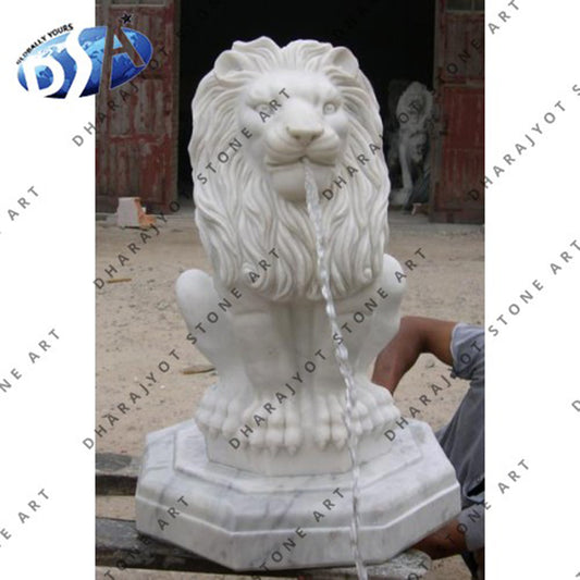 Decorative Lion Outdoor Fountain