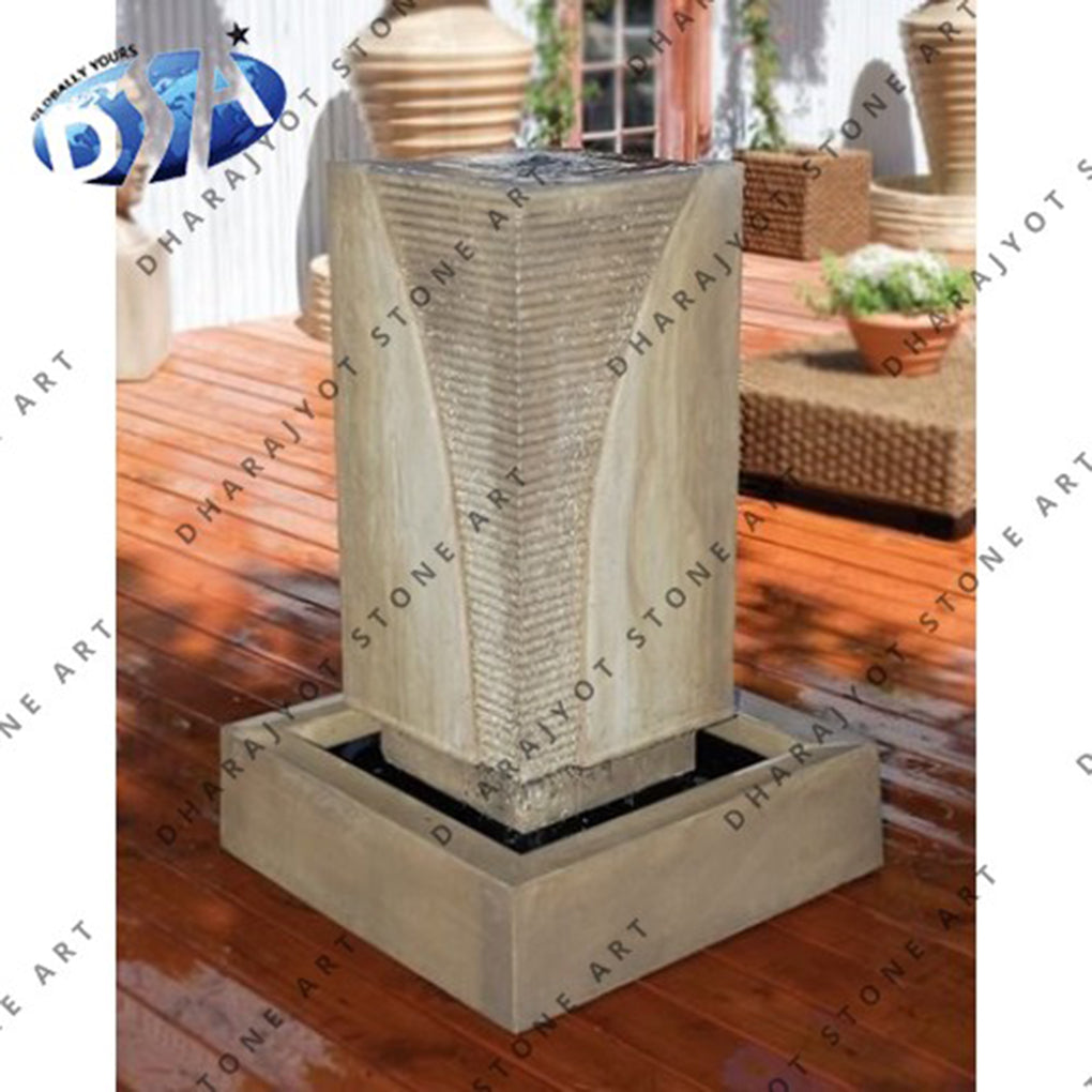 Garden Decorative Outdoor Natural Stone Water Fountain