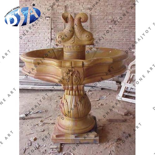 Outdoor Marble Garden Waterfall Fountain