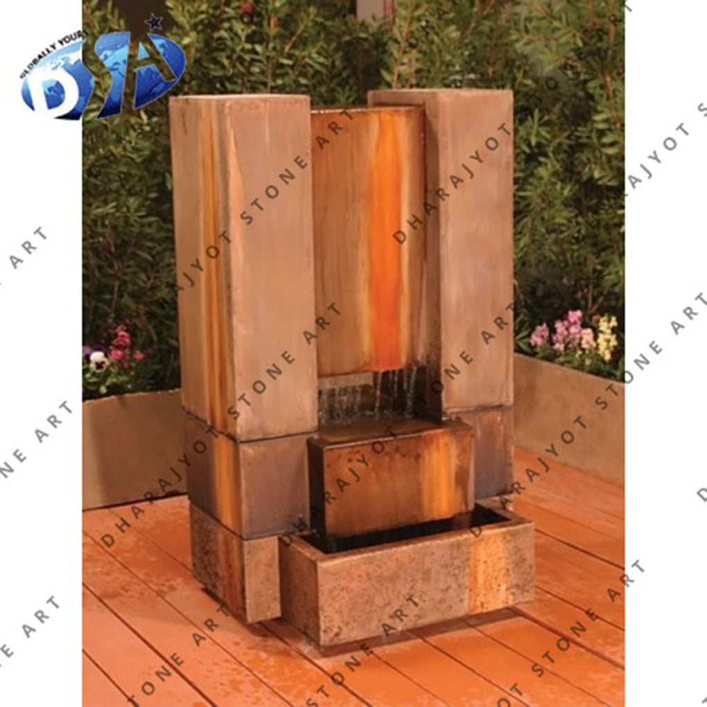 Unique Decor Outdoor Stone Fountain