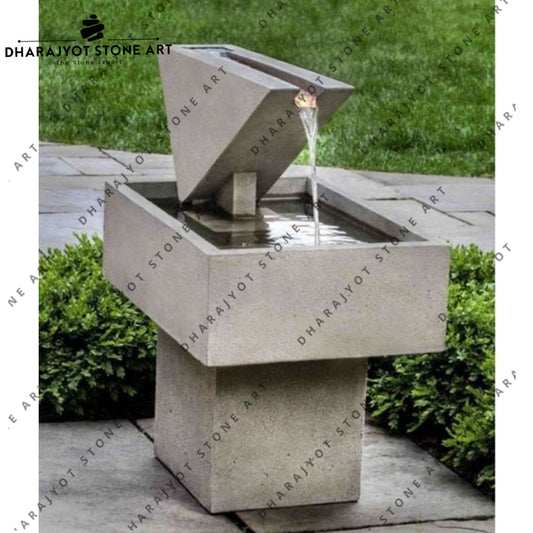 Outdoor Marble Stone Garden Water Fountain