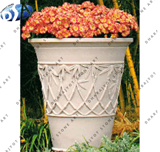 Garden Beige Garden Flower Pot & Planters