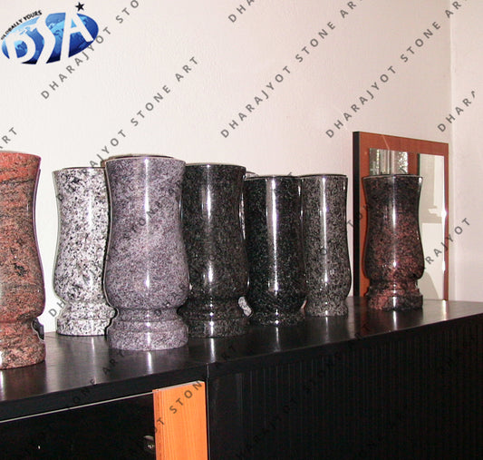 Traditional European Style Marble Flower Vases