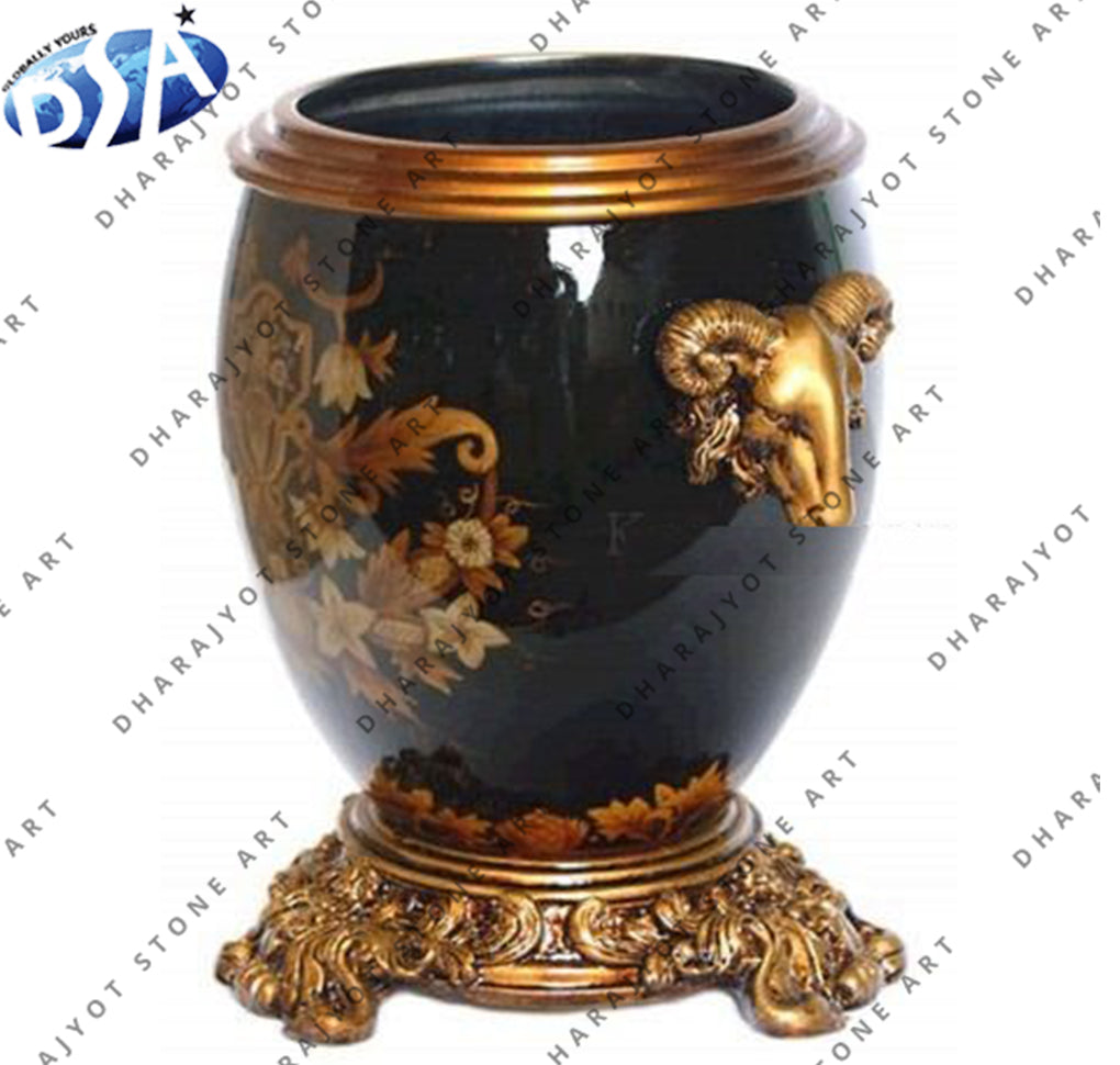 Home Decoration Italian Stone Flower Pot & Planter