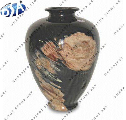 Vintage Hand Carved Marble Vase