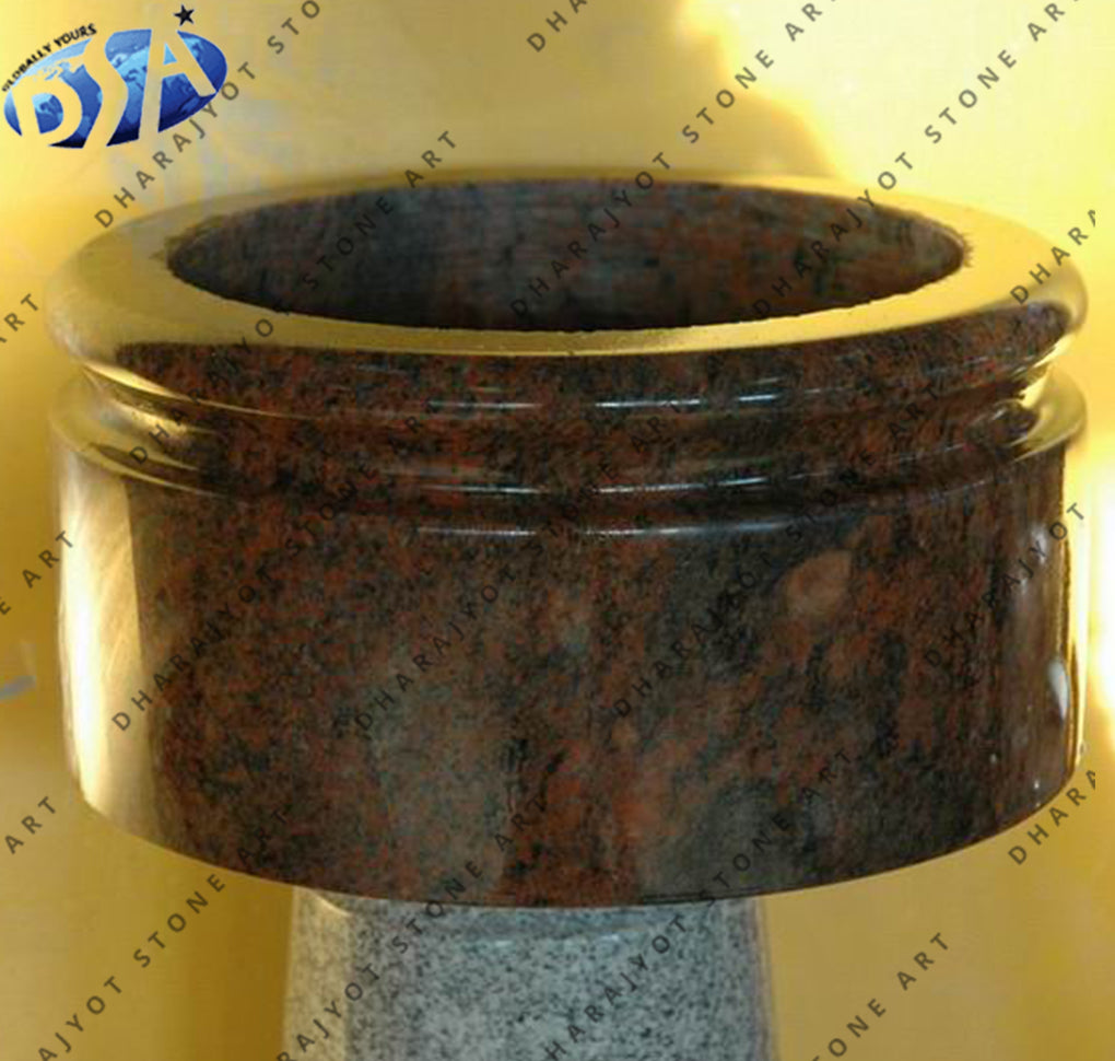 Granite Stone Headstone Flower Pot