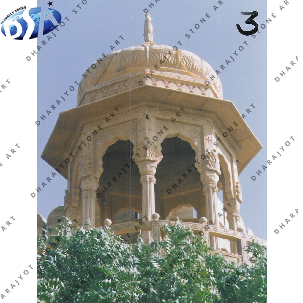 Indian Marble Sculptured Gazebo