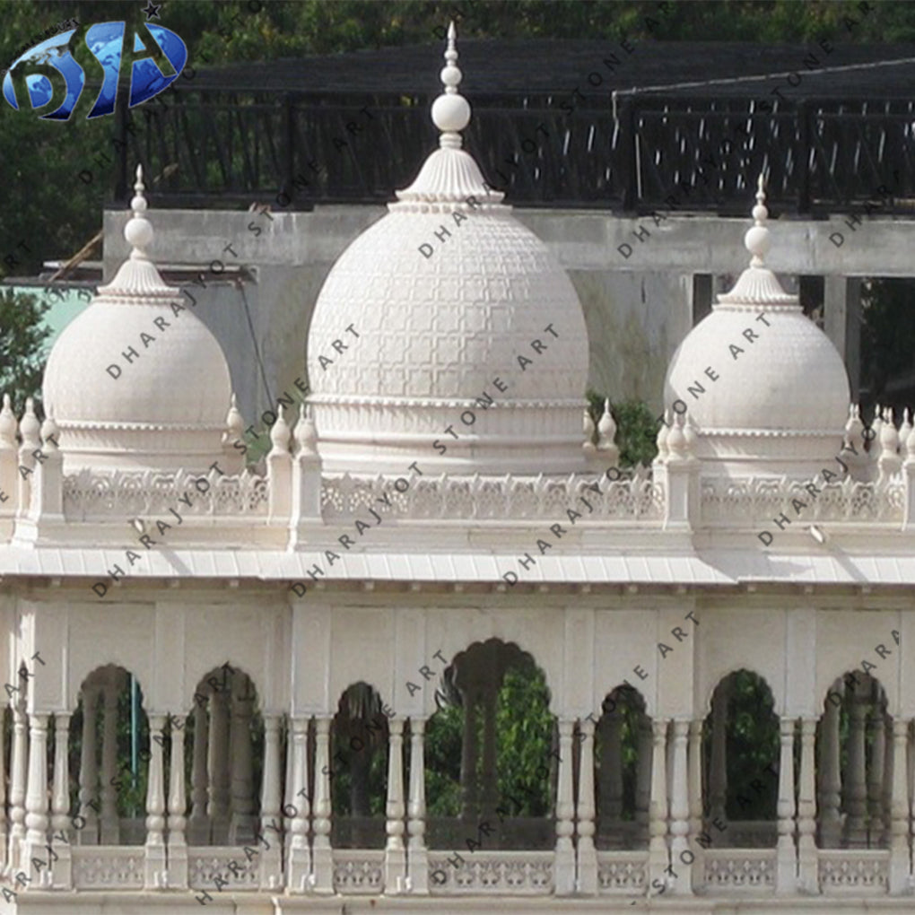 White Marble Stone Gazebo