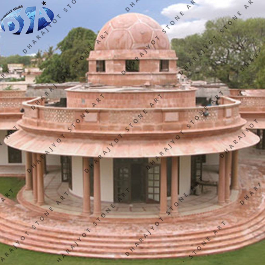 Sand Blasted Sandstone Outdoor Gazebo