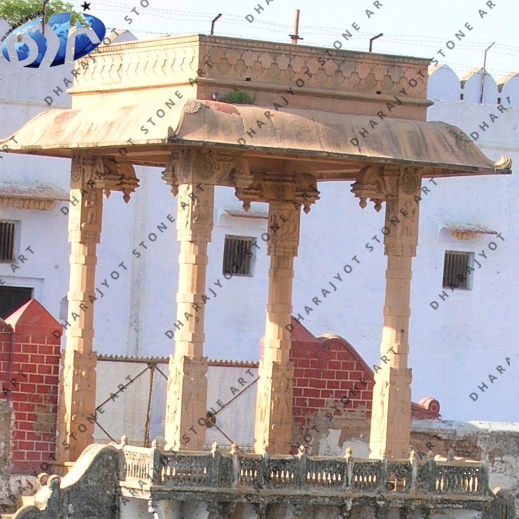 Beige Sandstone Gazebo