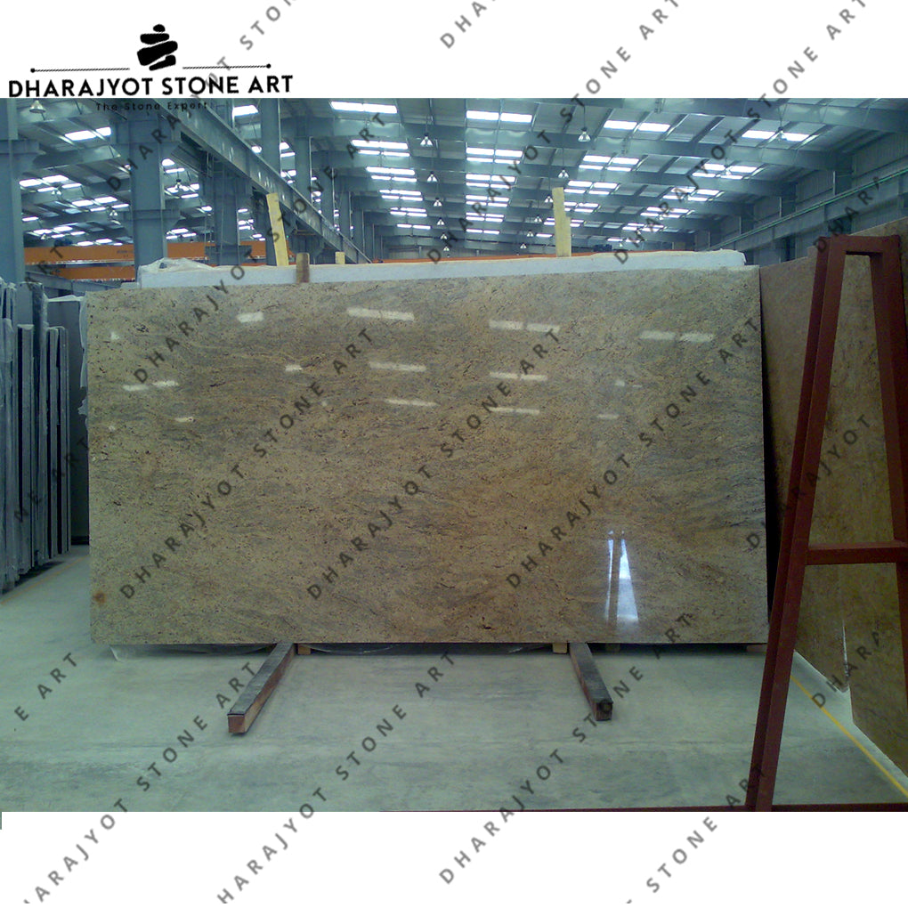 Ivory Beige Granite Slab