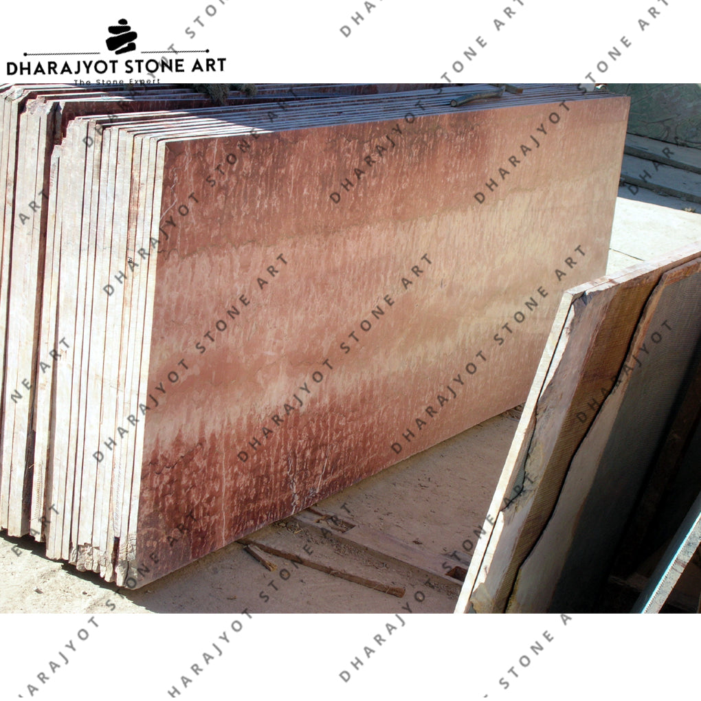 Red Travertine Granite Slab