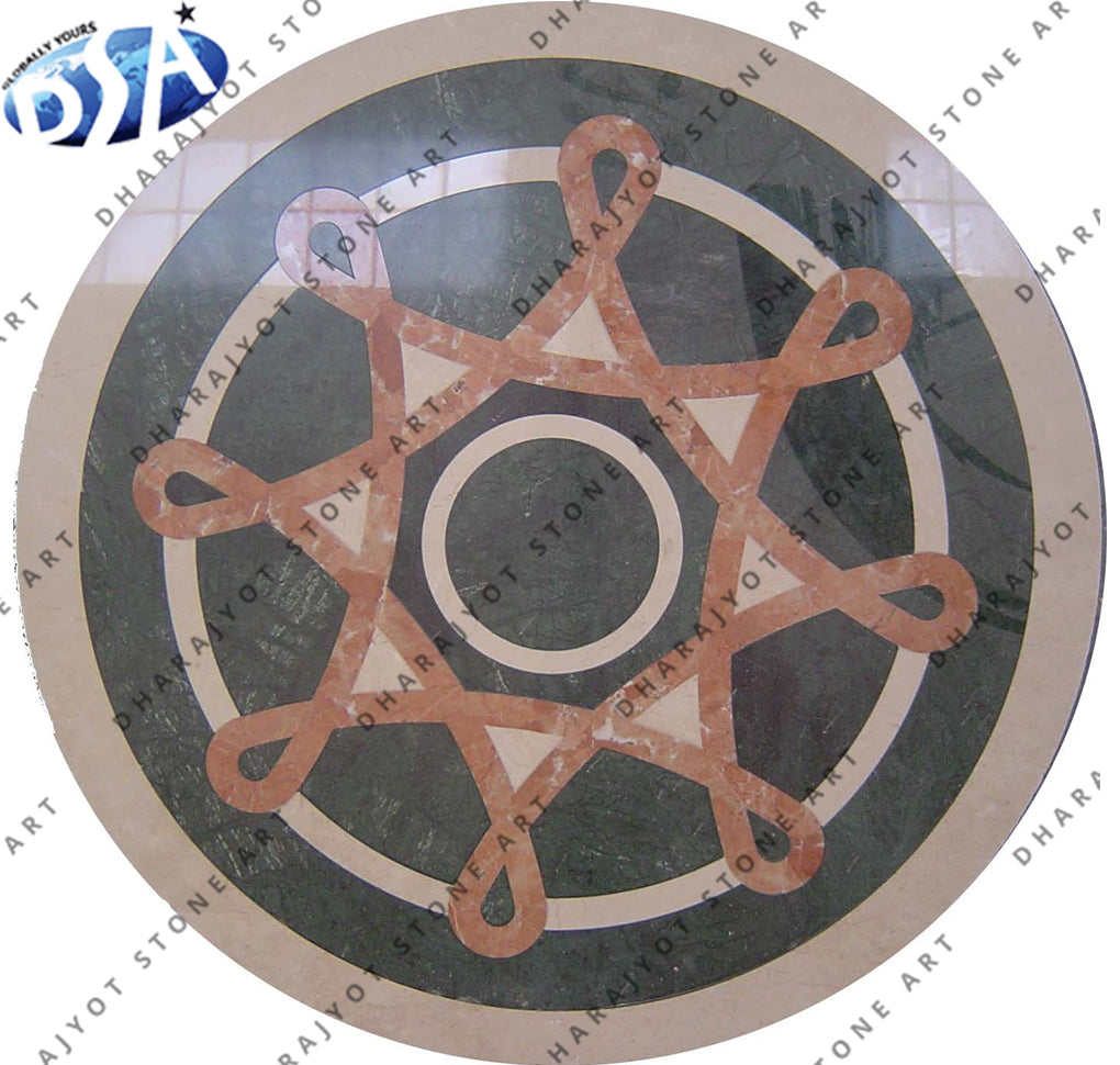 Indoor Decoration Waterjet Marble Flooring