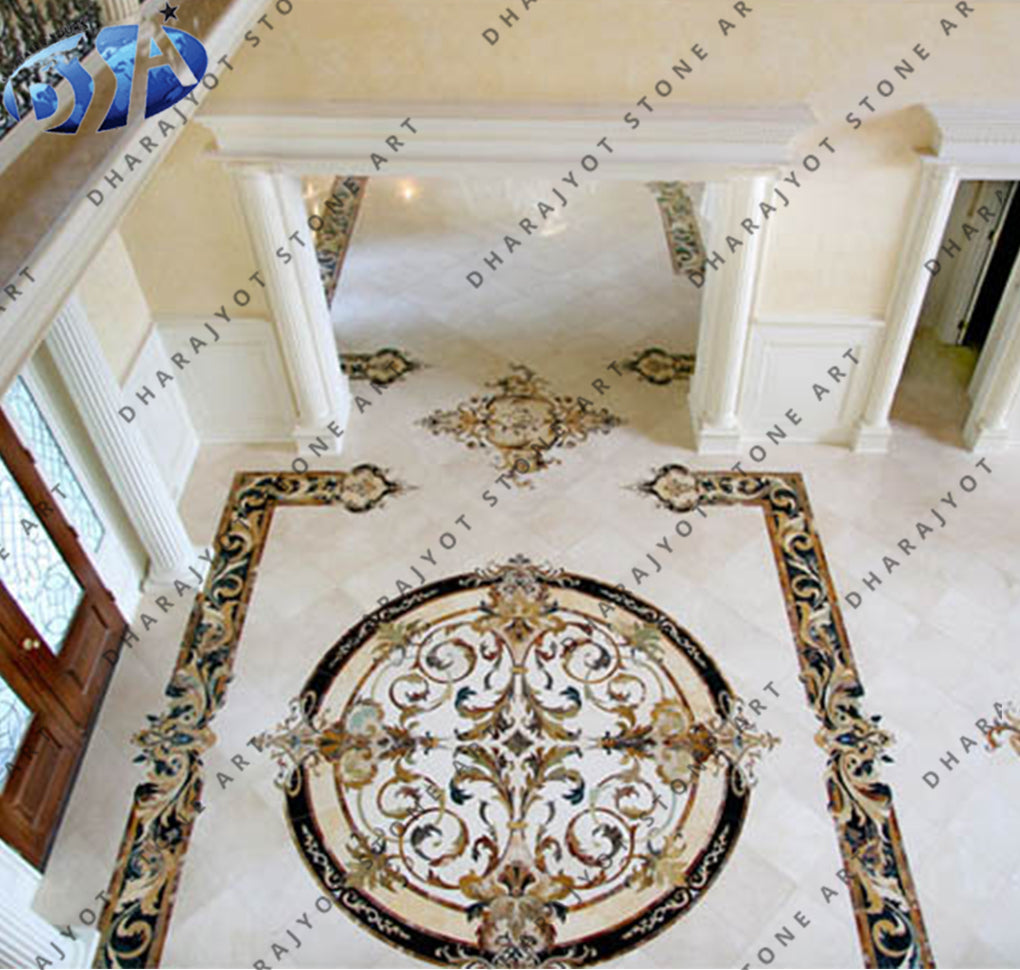White Marble Medallions