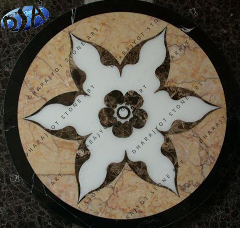 Marble Luxury Pattern Inlay Flooring