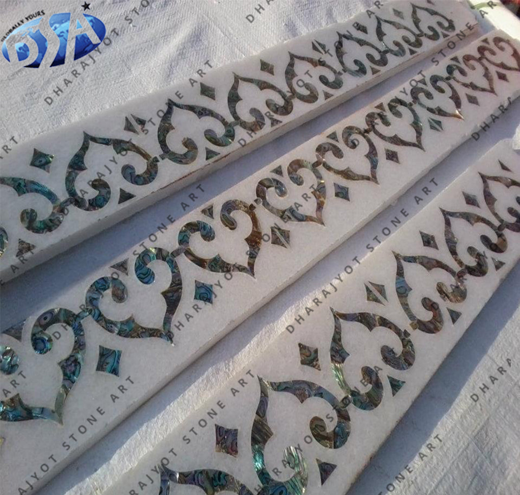 Mother Of Pearl Inlaid Borders