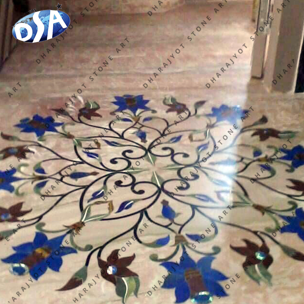 Marble Stone Inlaid Flooring Patterns Exclusive Home Decor Interiors