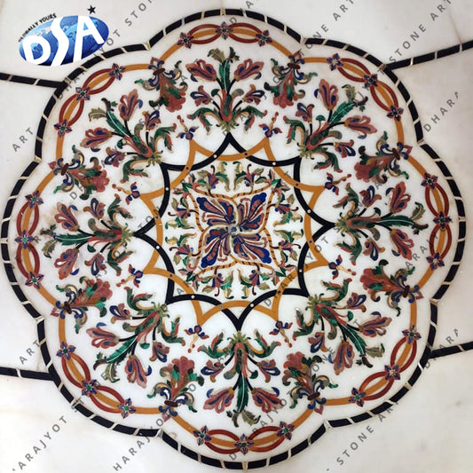 Residential Building Marble Inlay Flooring Service
