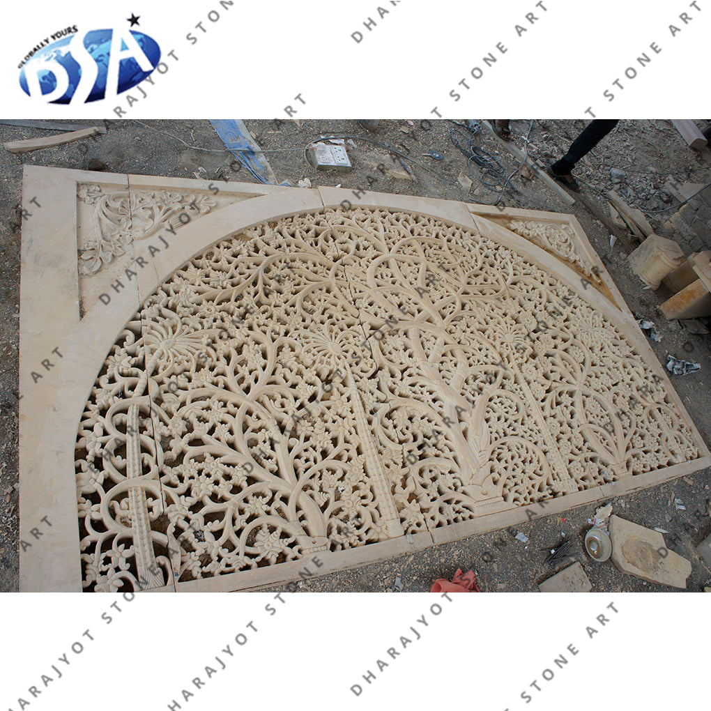 Villa And Hotel Decoration Marble Jali