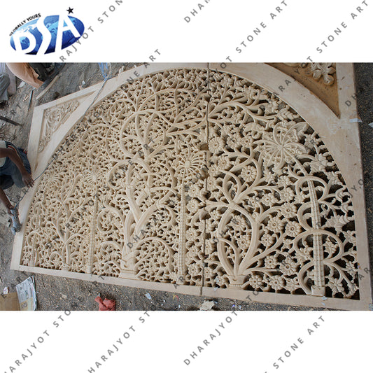 Villa And Hotel Decoration Marble Jali