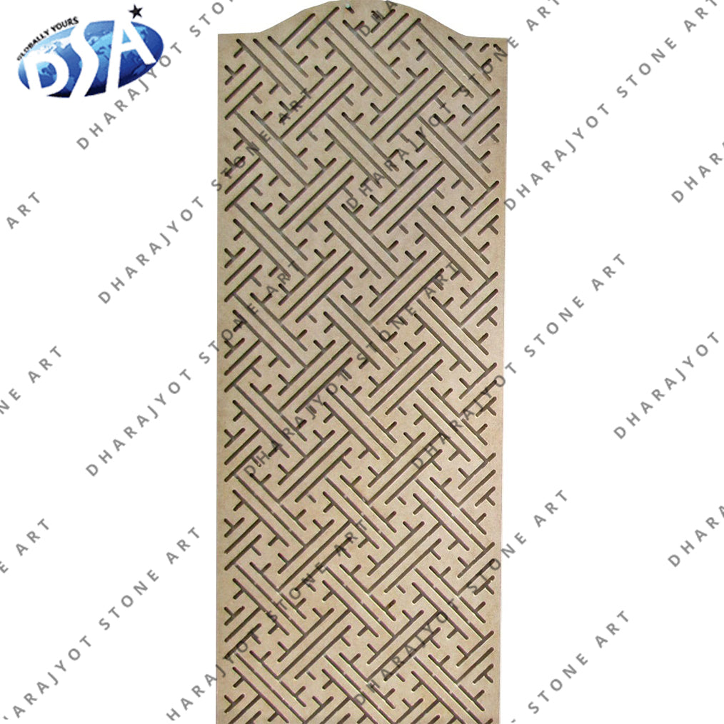 Custom Laser Cutting Residential Stone Jali Screen