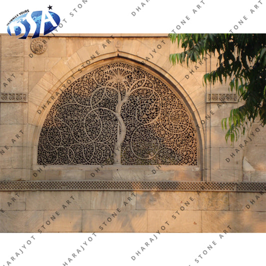 Marble Tree Of Life Window Jali