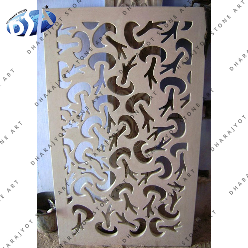 Home Decorative Off White Window Jali