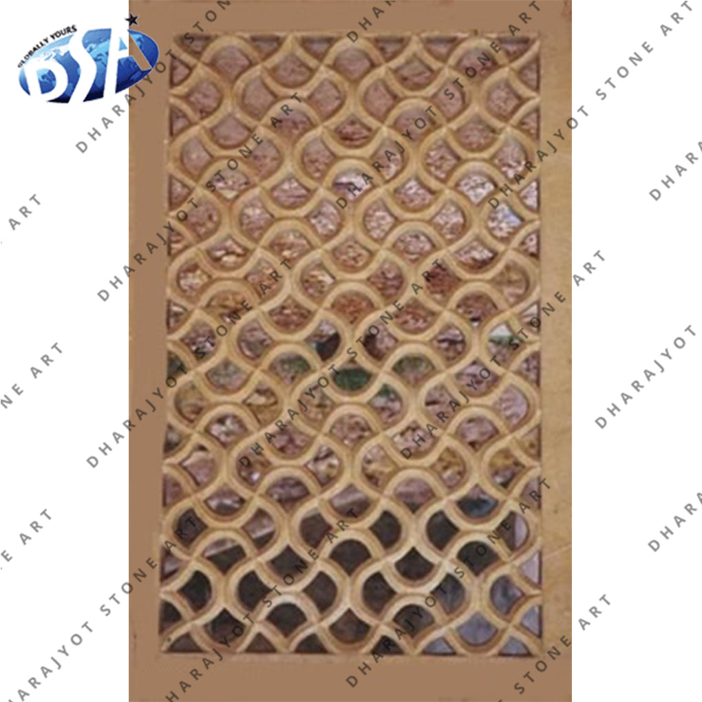 Polished Sandstone Window Jali