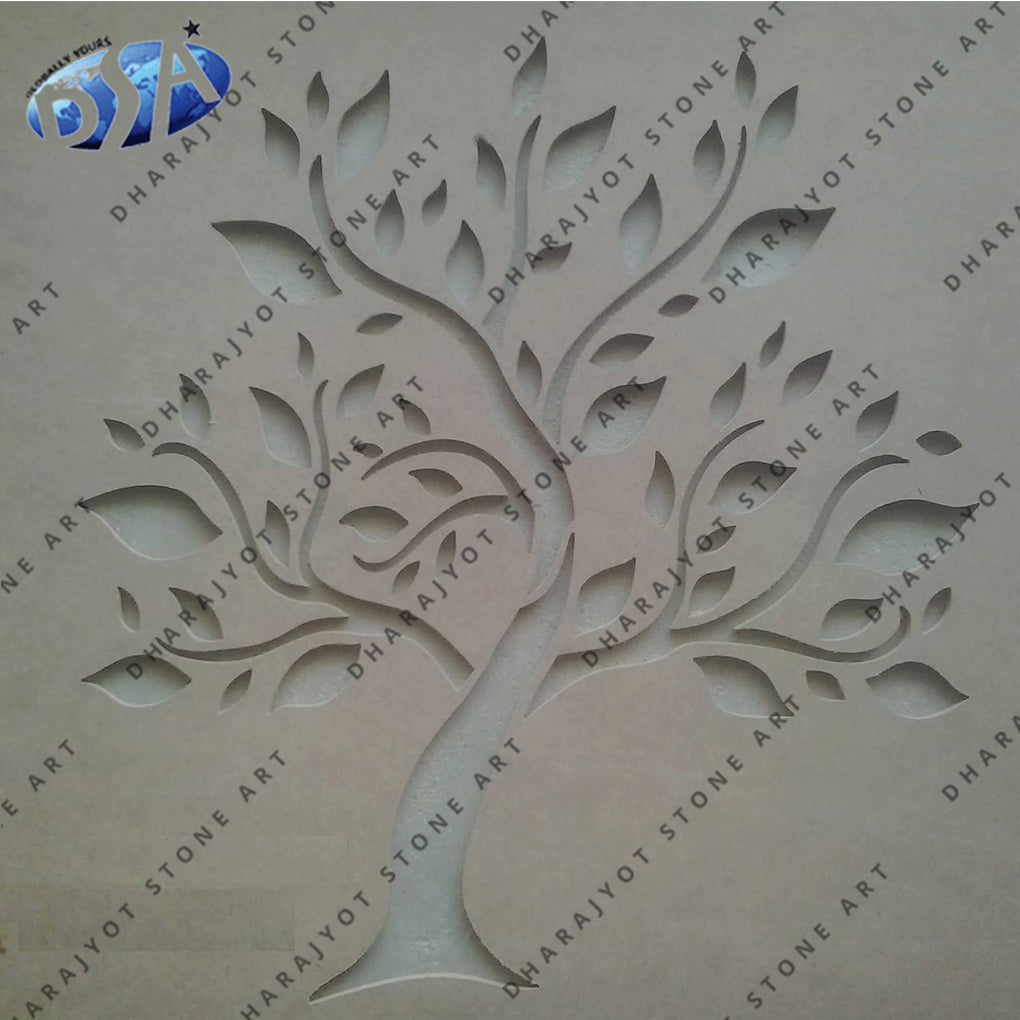 Decorative Tree Design Carved Jali