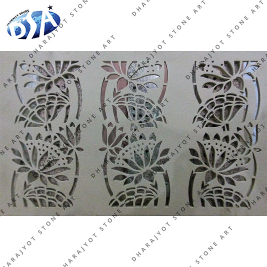 Mint Stone 2D Decorative Jali Screen
