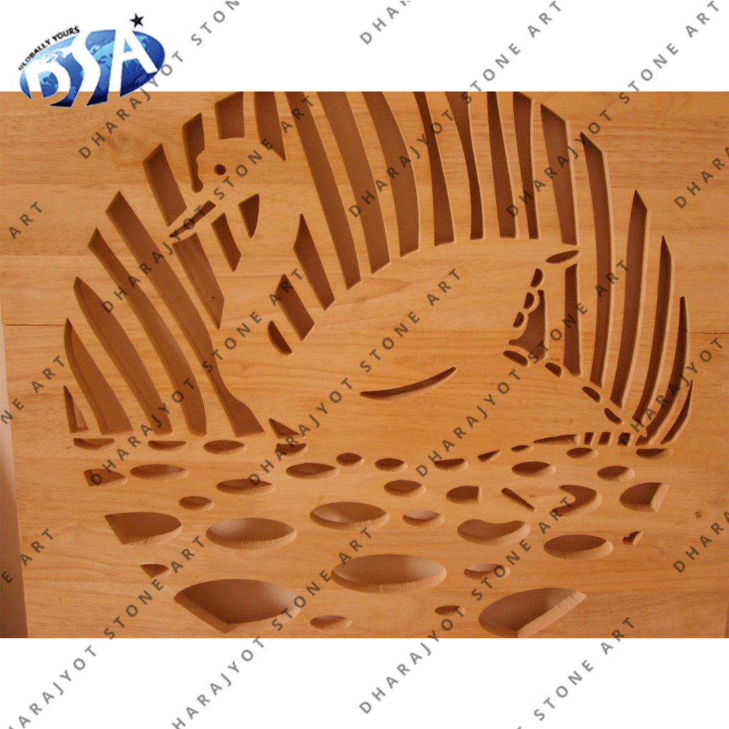 Mint Stone Marble Design Jali Screen