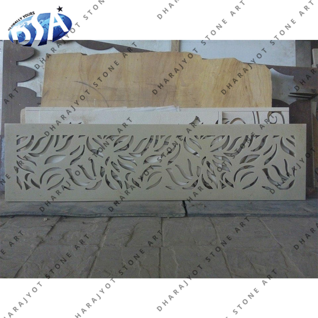 Modern Balcony Grill Designer Stone Jali