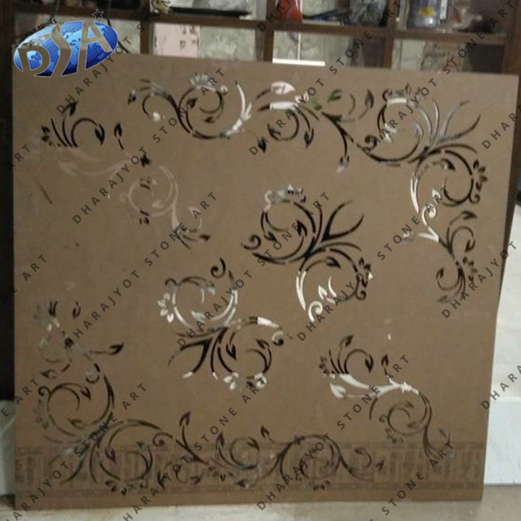 Customizable Laser Cut Stone Wall Decorative Jali