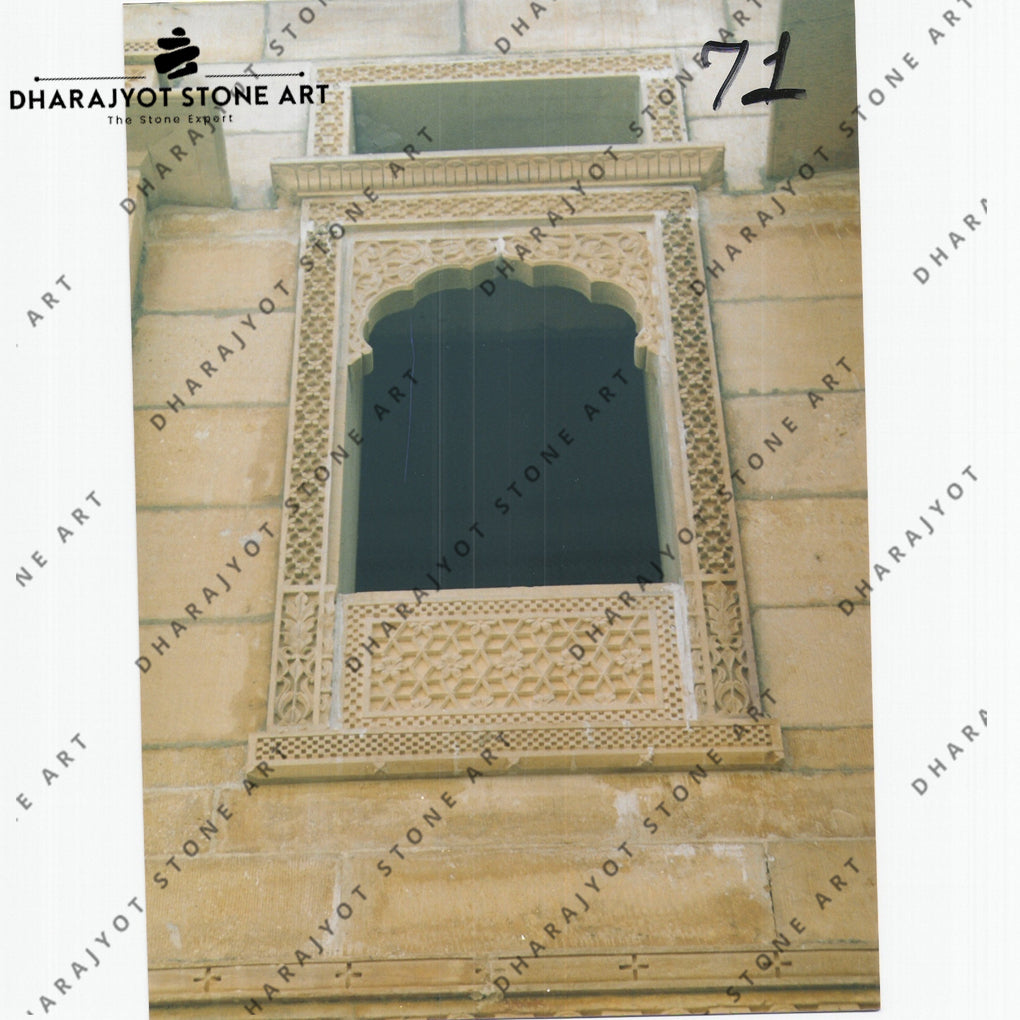 Yellow Sandstone New Design Jharokha