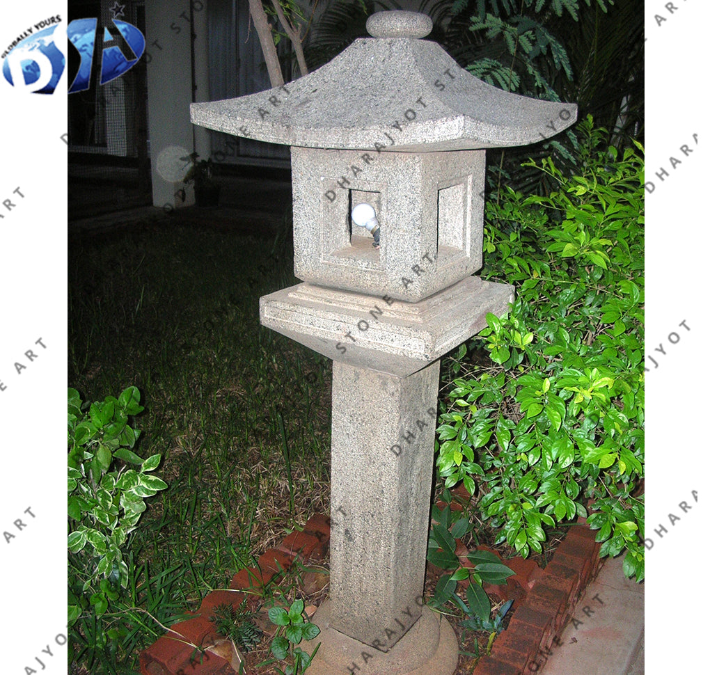 White Antique Sandstone Lamp