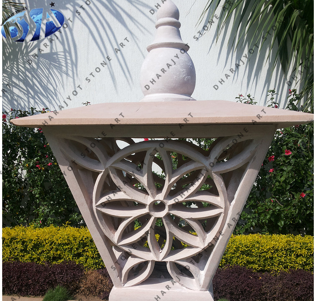 White Sandstone Antique Lamp