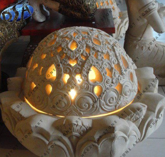 Garden Decorative Sandstone Garden Lamp