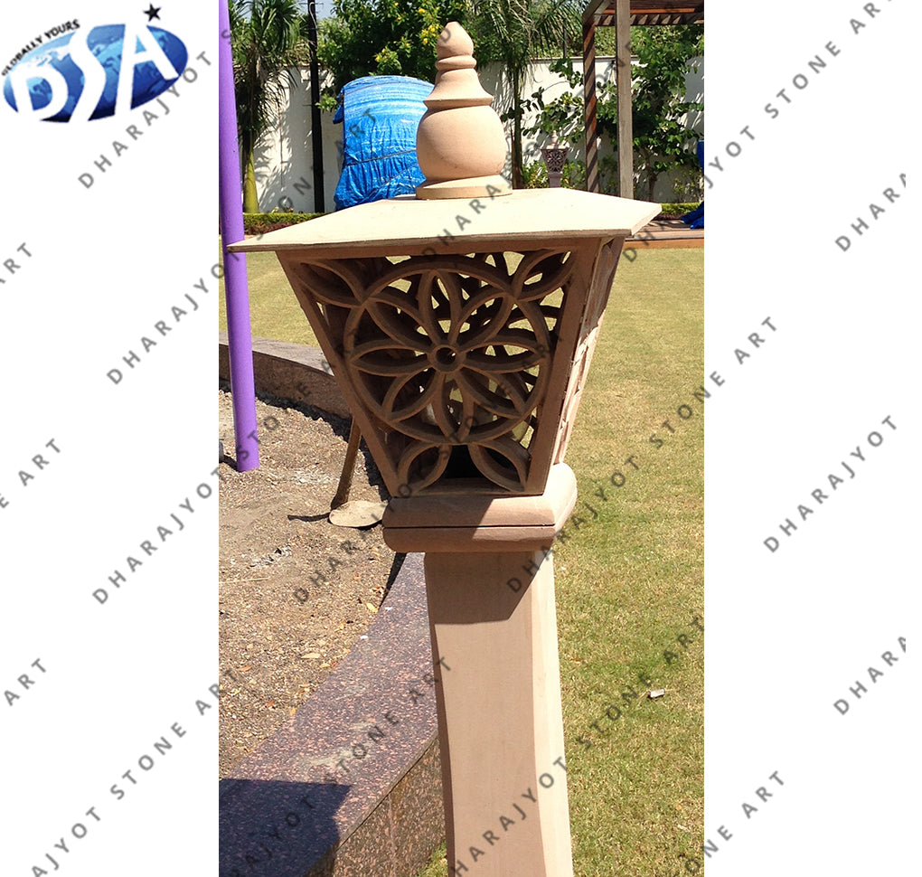 Antique Stone Resorts Lamp