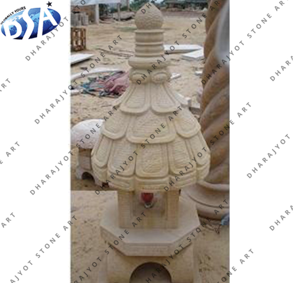 Sandstone Japanese Lantern Garden Lamp