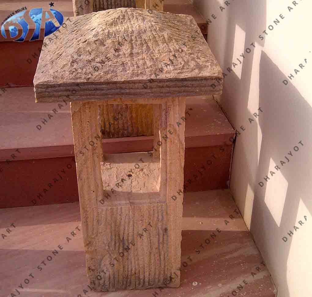 Hand Carved Garden Stone Lantern