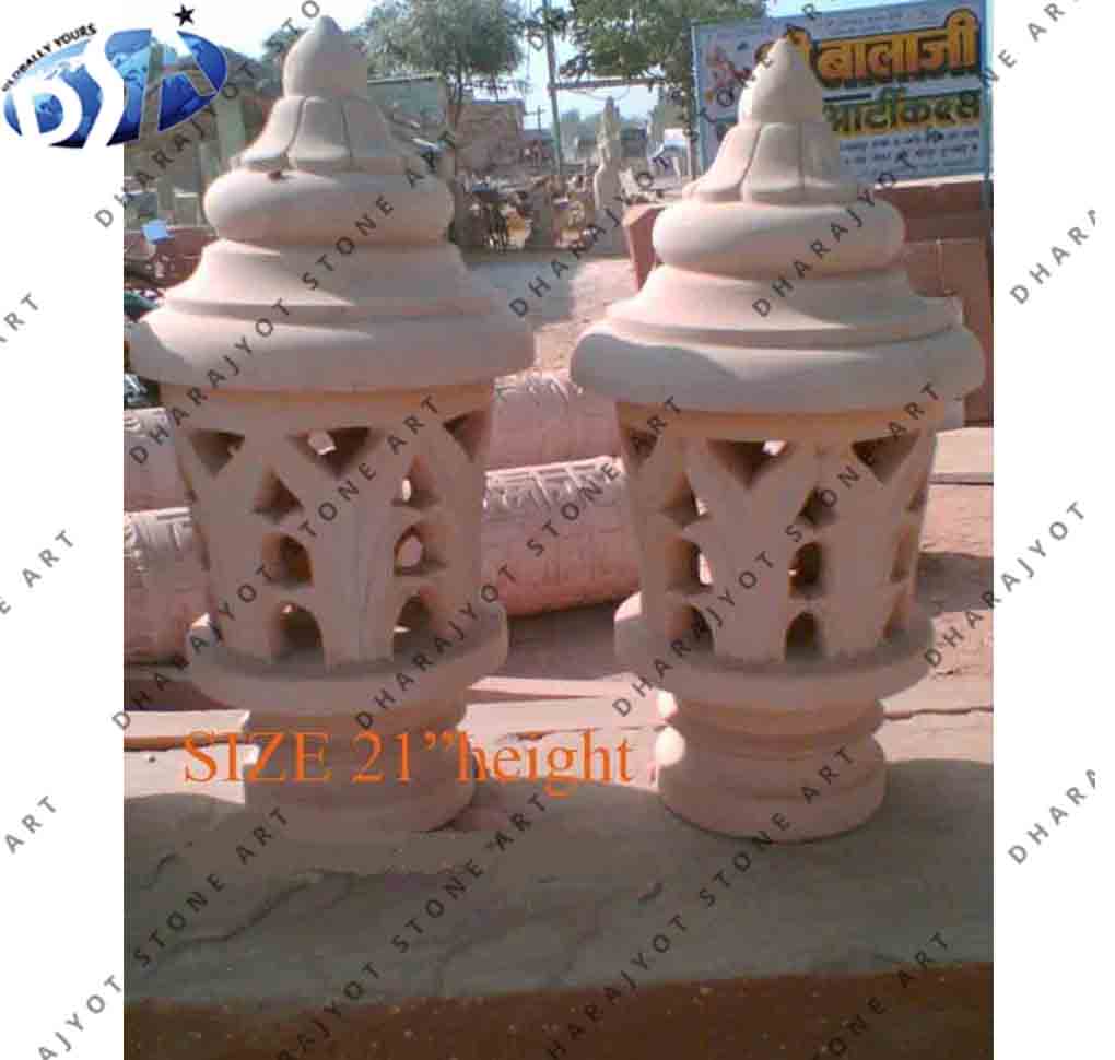 Modern Garden Decor Stone Lamp