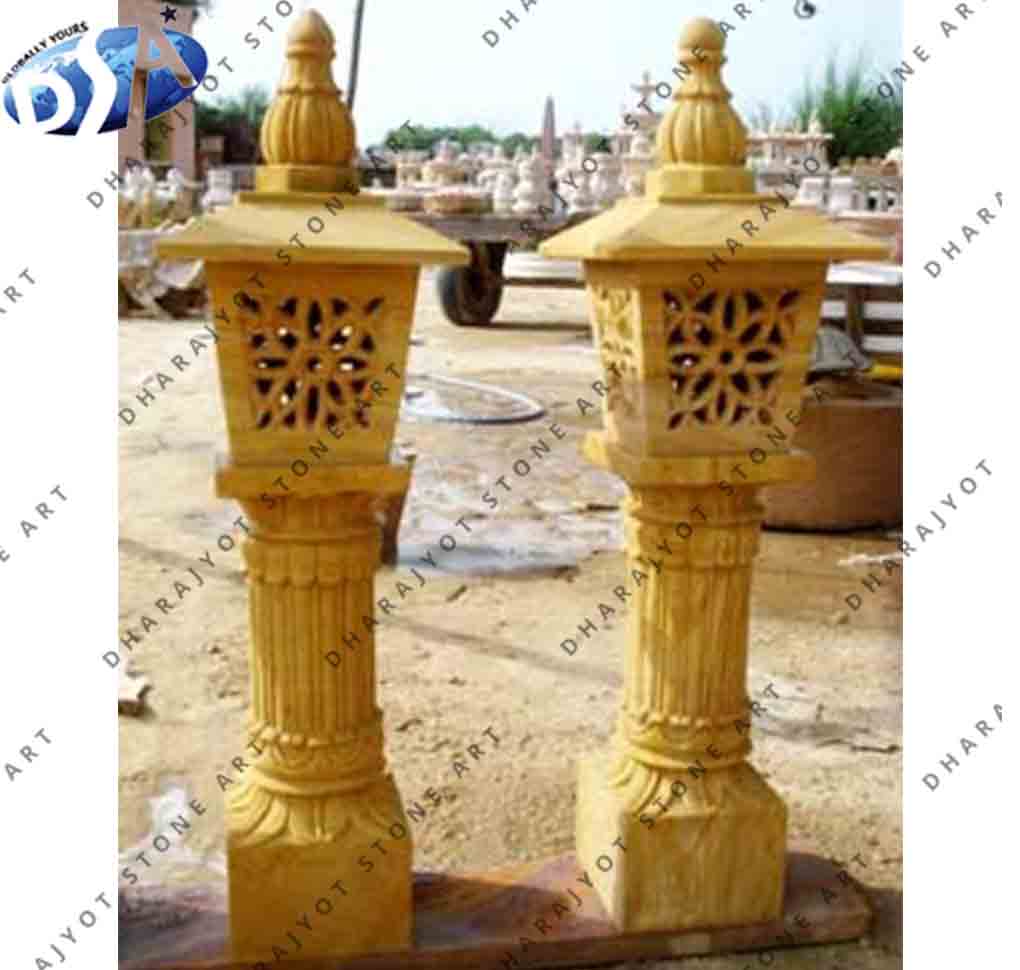 Yellow Sandstone Lanterns Lamp