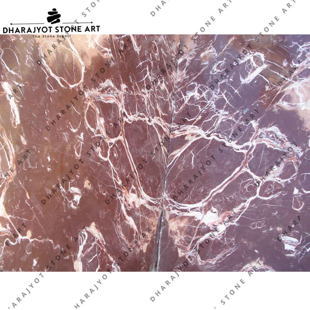 Maroon Marble Stone Slab