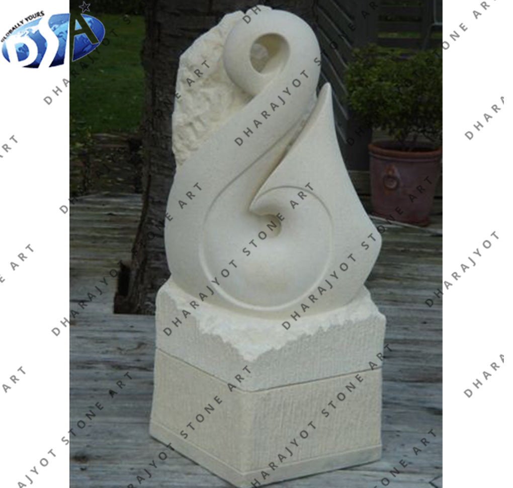 Garden Decoctive White Sandstone Modern Art