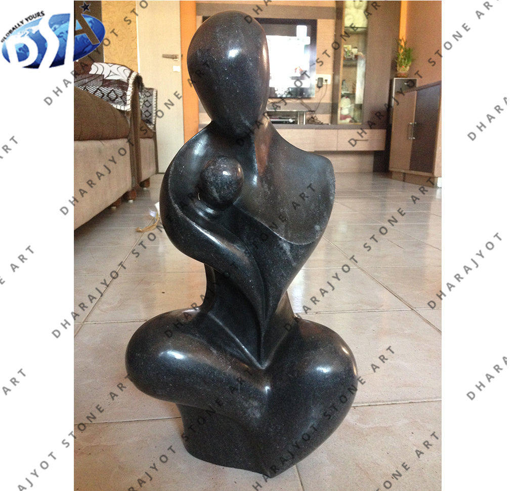 Elegance Woman Sculptures Marble Abstract Modern Art