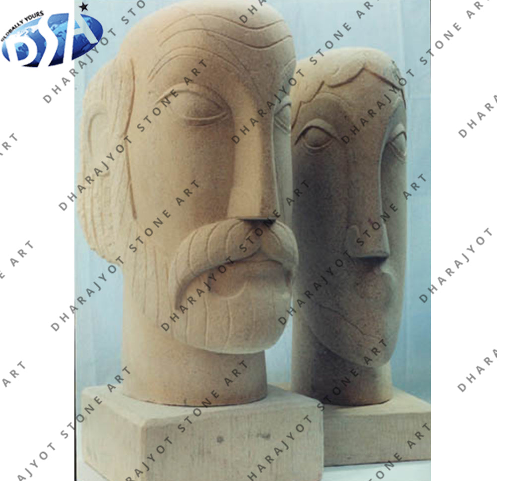 Sandstone Handmade Garden Decoration Modern Art