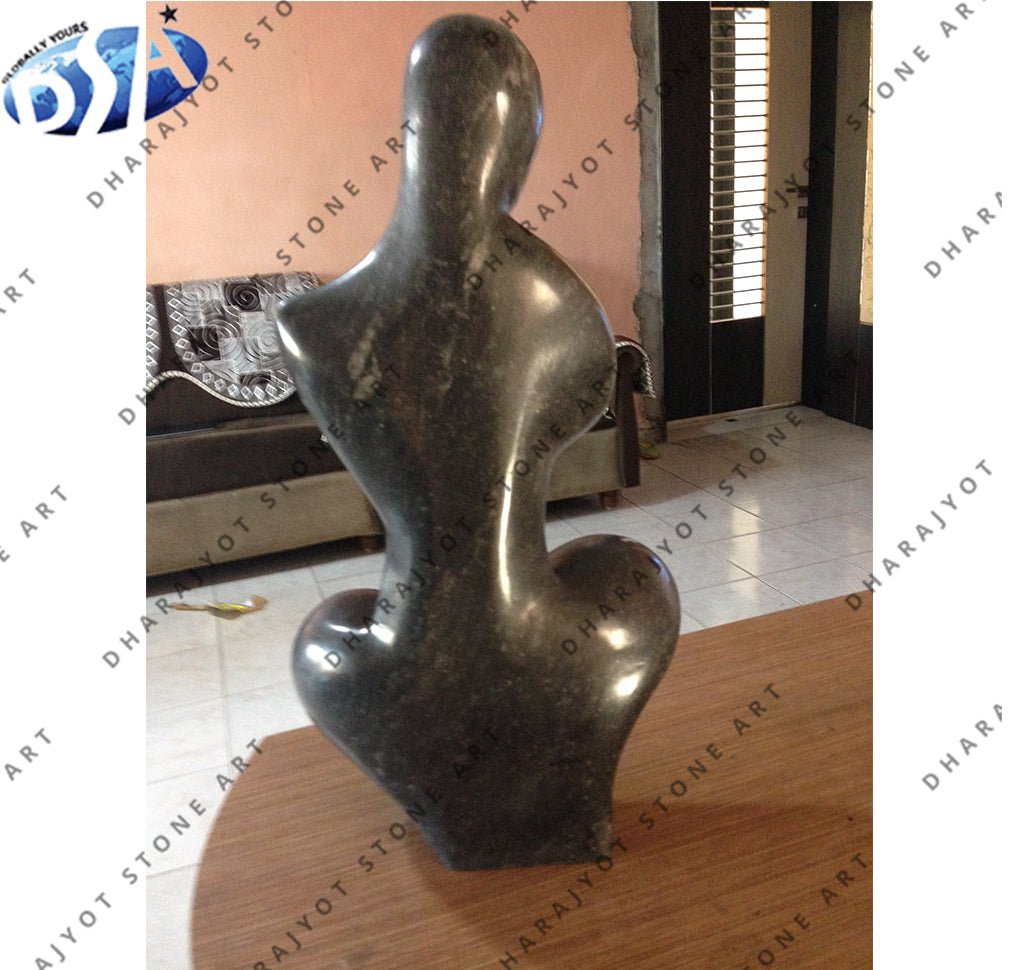 Handcrafted Abstract Stone Elegance Woman Sculptures Modern Art